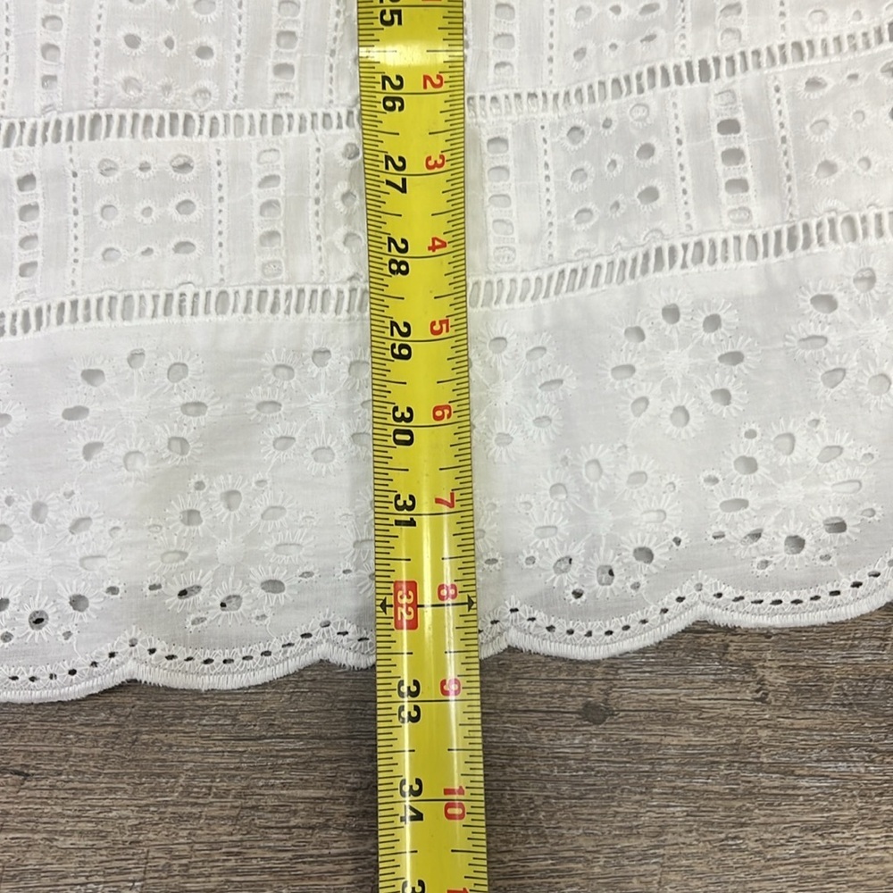 NWT Jade Melody Tam White Eyelet Dress XS - Picture 13 of 13